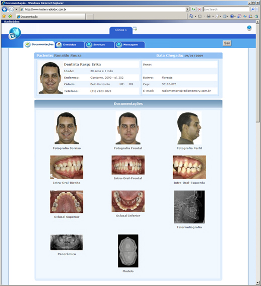 Documentação odontológica